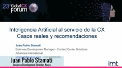 Inteligencia Artificial al servicio de la CX, casos reales y recomendaciones