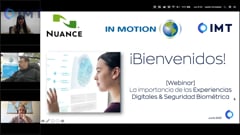 Experiencias digitales y seguridad biométrica.